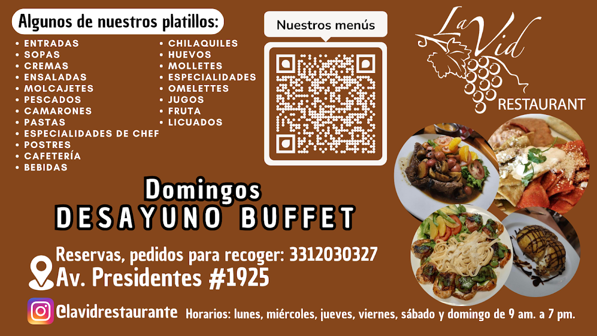 La Vid Restaurant Menu - Image 1